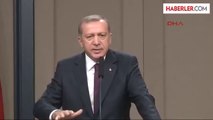 Cumhurbaşkanı Erdoğan Esenboğa Havalimanı'nda Açıklamalarda Bulundu