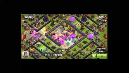 Clash of clan magni attack aganist robin hood