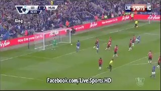 Leicester 2 - 3 Manchester United # Nugent(Penalty)