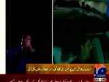 Exclusive footage of Imran khan (PTI) badmashi frees PTI workers from police van