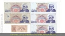 COMO,    BANCONOTE LIRE RARE PER COLLEZIONISTI EURO 400