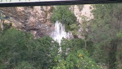 anduze cascade apres l' orage