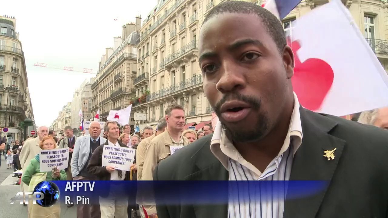 Manifestation de soutien aux Chrétiens d'Orient à Paris