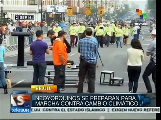 Esperan 100 mil personas en marcha contra calentamiento global en NY