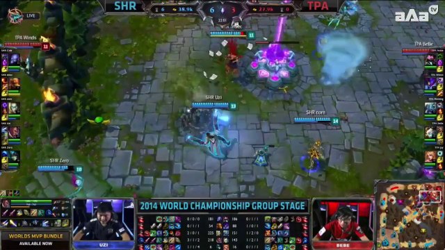 S4WC Day 4 - SHR vs TPA - Group B - League of Legends