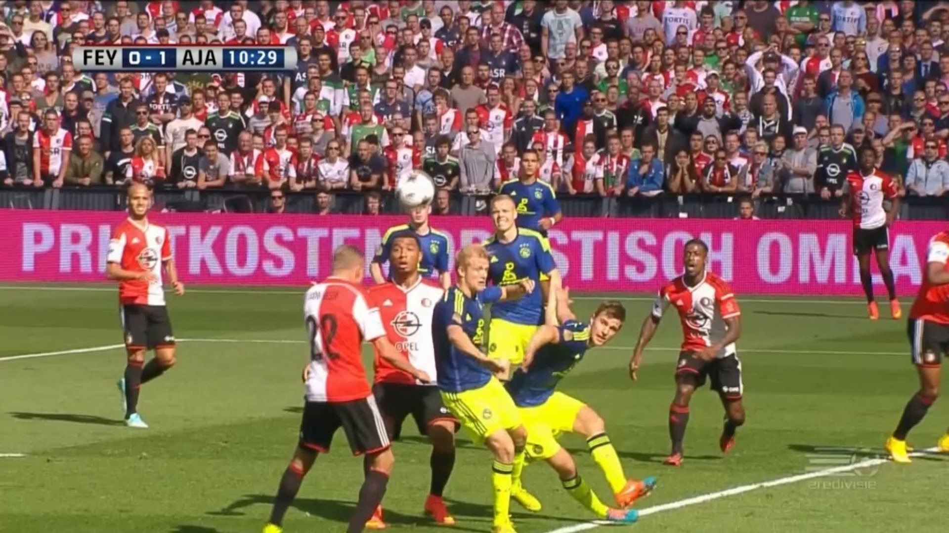werkzaamheid fictie Nauwkeurigheid Eredivisie: Feyenoord 0-1 Ajax - video Dailymotion