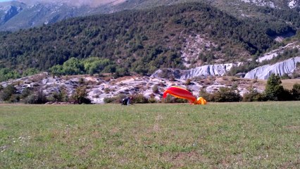 Domi parapente 1er Grd vol à Blieux BARREMME 3 sept 2014
