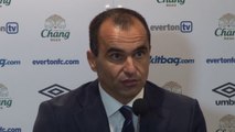 Roberto Martínez lamenta la falta de efectividad del Everton