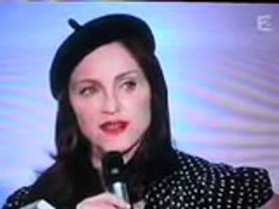 Madonna interview -French TV-