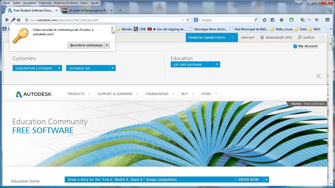 Descàrrega i instal·lació de l'Autocad 2015