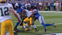 Levy tackles Lacy for a safety