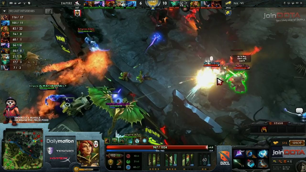 Na'Vi vs Team Empire Game 1 - Dota 2 Champions League @TobiWanDOTA
