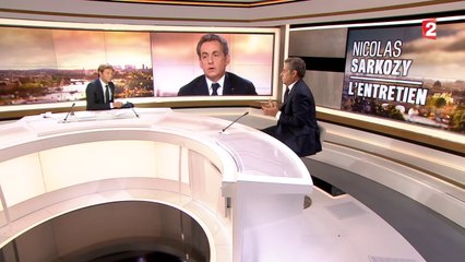 Nicolas Sarkozy invité d'honneur JT 20H France 2 [21.09.2014]