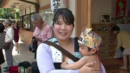 Competición de llantos de bebés, un ritual en Japón