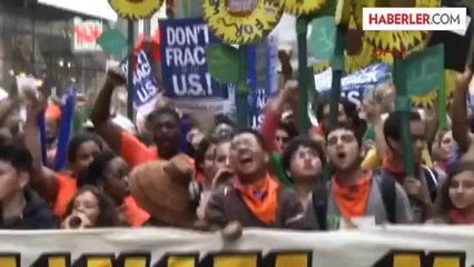 New York'ta Yüzbinler Zirve'ye Mesaj Vermek İçin Yürüdü