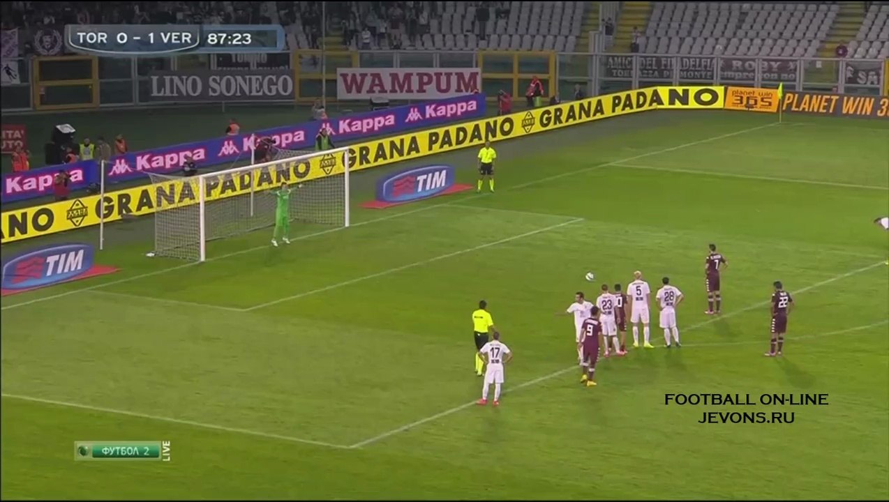 Torino	0 - 1	Hellas Verona.. Full match Highlights .. 21-09-2014
