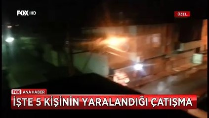Kendi aralarında çatışan iki grup silahları Polise çevirdi