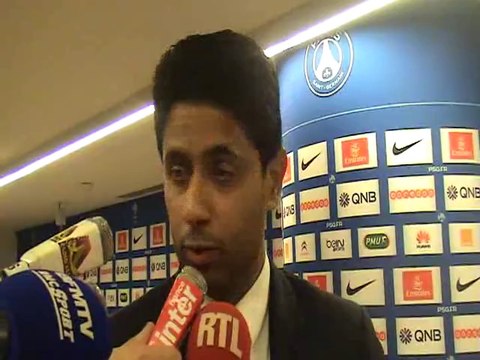 Réaction de Nasser Al Khelaifi en zone mixte après PSG-OL (1-1)
