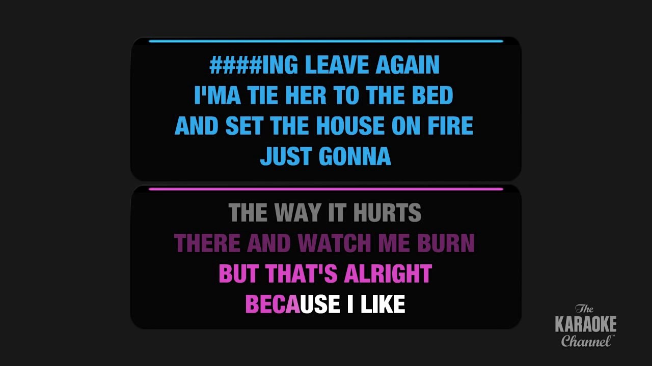 Love The Way You Lie in the Style of _Eminem feat. Rihanna_ with lyrics (no lead vocal)