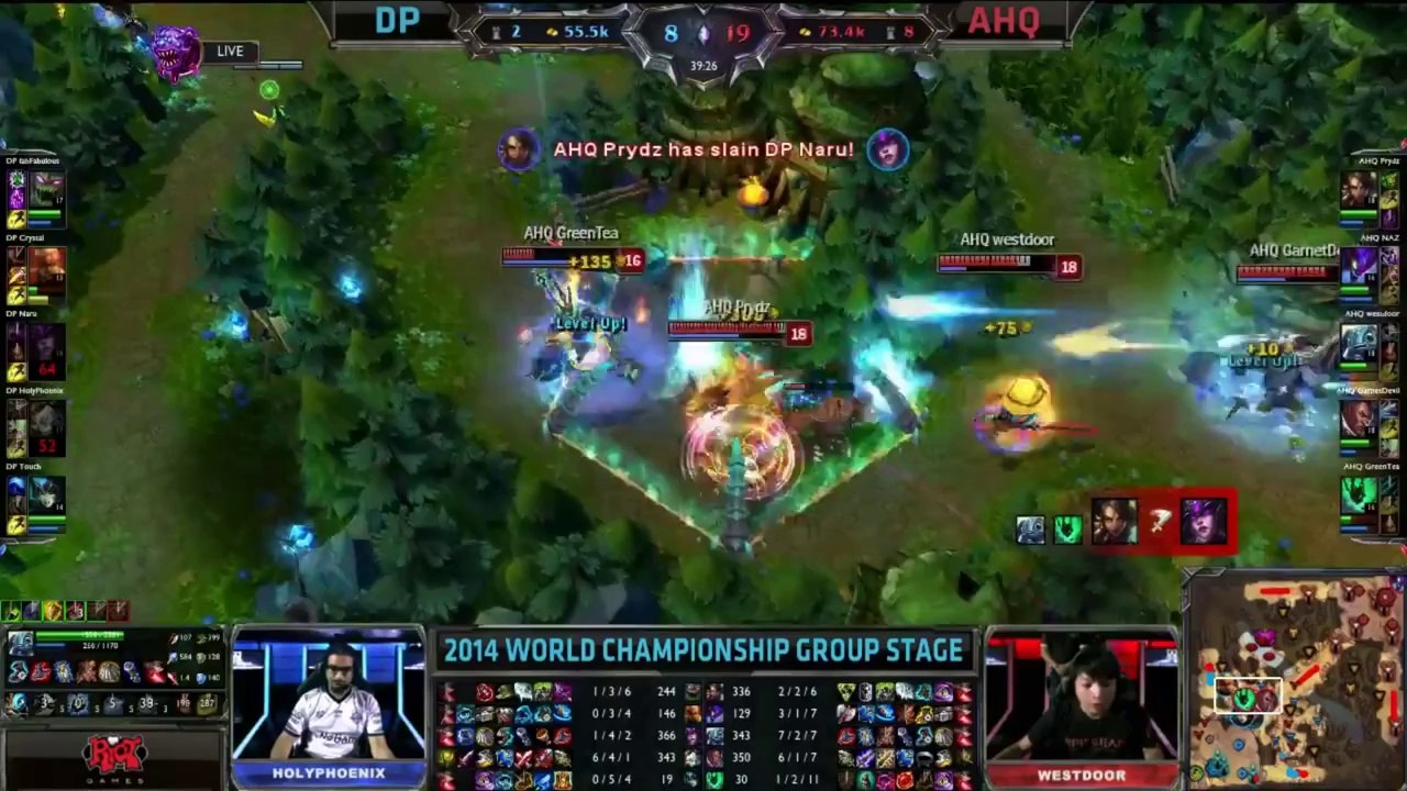Dark Passage vs Ahq e Sports Club Highlights S4 Worlds   DP vs AHQ LoL S4 World Championship 2014 G1