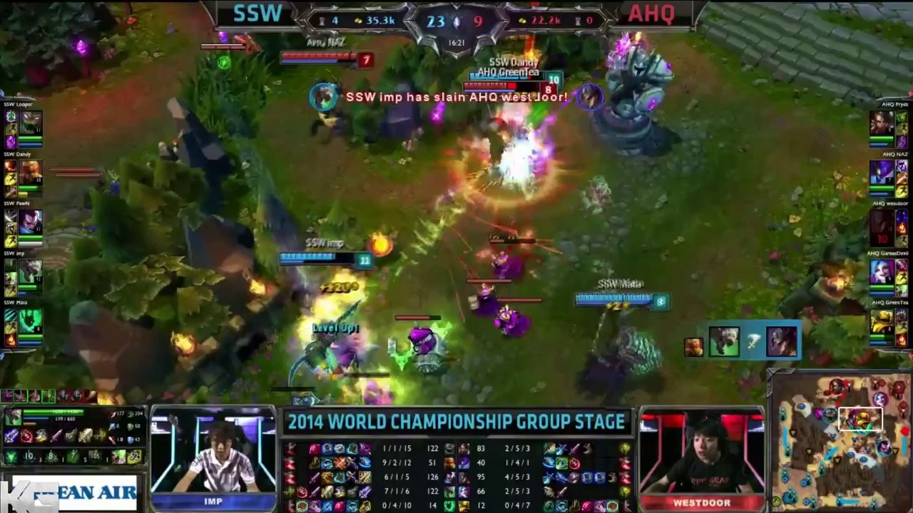 Samsung White vs Ahq e Sports Club Highlights S4 Worlds   SSW vs AHQ LoL S4 World Championship 2014