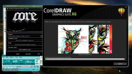 Cara Install dan Activasi CorelDRAW X6