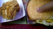 KFC Chicken Zinger burger & Hot n Crispy chicken piece