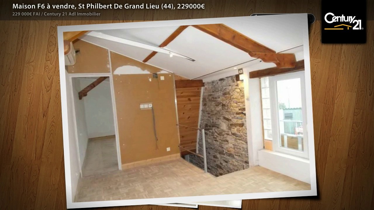 Maison F6 à vendre, St Philbert De Grand Lieu (44), 229000€