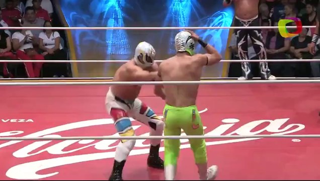 Fuego, Hombre Bala Jr., Pegasso vs Boby Zavala, Kamaitachi, Okumura