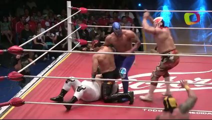 Diamante Azul, Marco Corleone, Super Porky vs Misterioso II, Pierroth, Sagrado