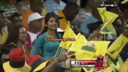 T20  39 s first maiden Super Over By Sunil Narine  Amazing Bowling 17th July 14