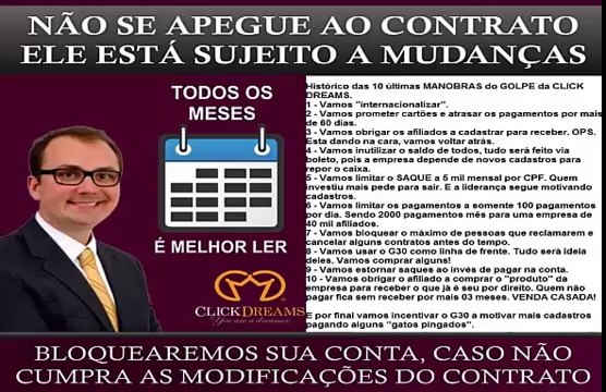 CLICK DREAMS - ÁUDIO com LÉO MALHEIROS motivando o grupo G30 a cadastrar mais e mais!