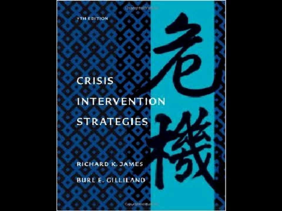 Crisis Intervention Strategies Burl E. Gilliland PDF Download