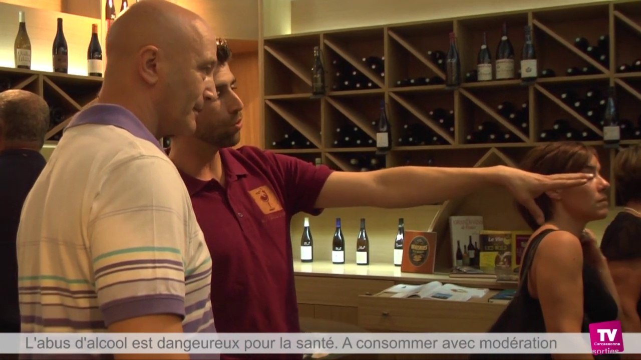 Inauguration du Verre d'un... Nouveau concept store, cave et bar à vin, rue de Verdun à Carcassonne.
