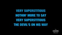 Superstition in the Style of _Stevie Wonder_ karaoke video with lyrics (no lead vocal)