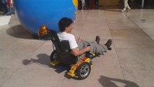 DiffTrike SoapBox PoC MarkIV - strolling around at the Lisbon Maker Faire 2014