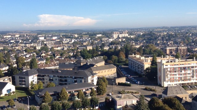 Laval vue d'en haut