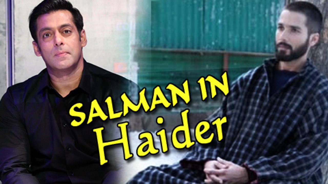 Revealed! Salman Khan's Role In Shahid Kapoor's Haider