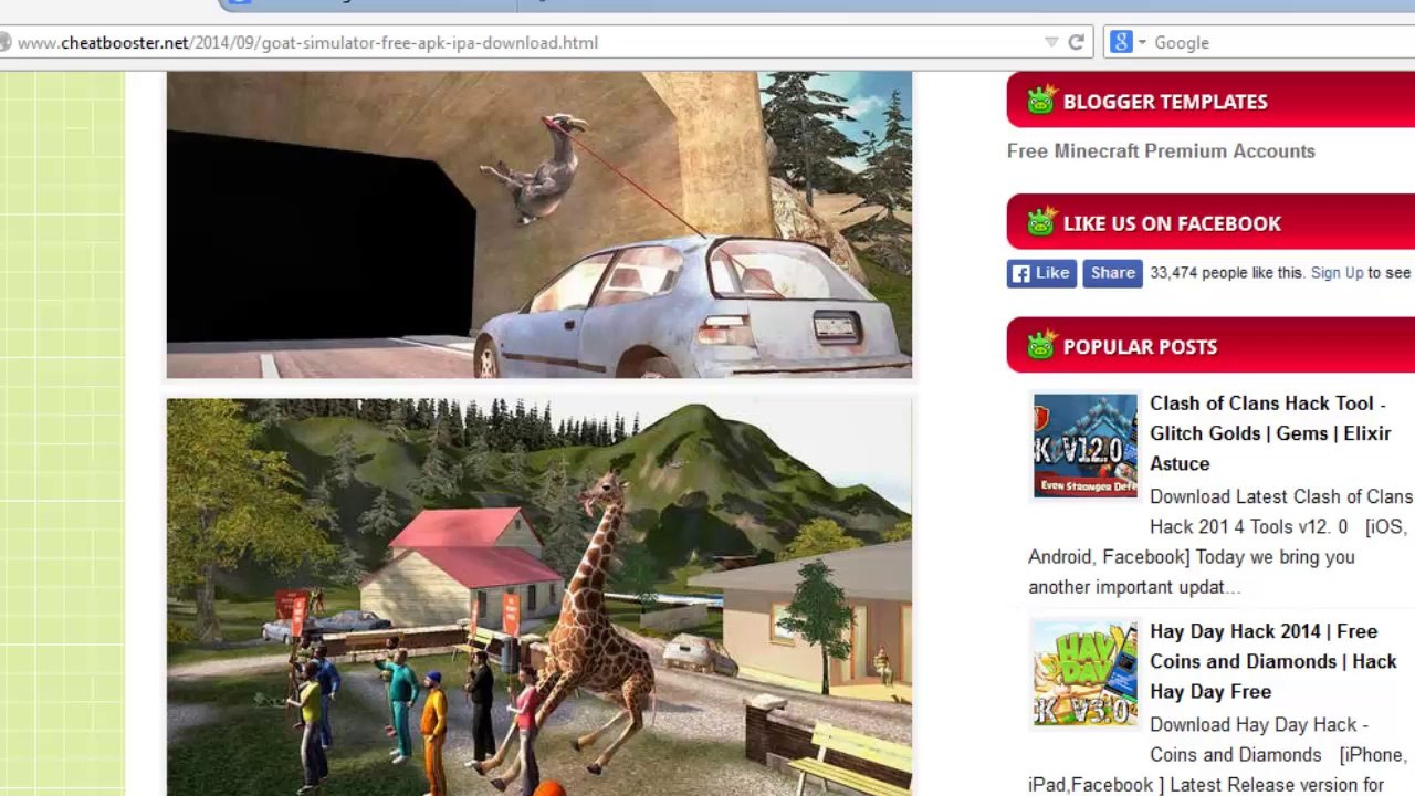 Goat Simulator Free IPA APK Download