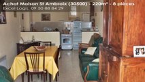 A vendre - Maison/villa - St Ambroix (30500) - 8 pièces - 220m²