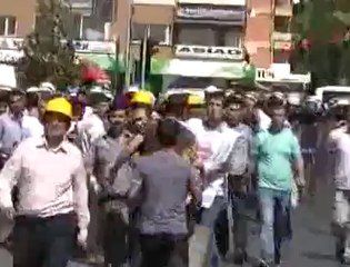 Aydın'da maden işçisine polis müdahalesi