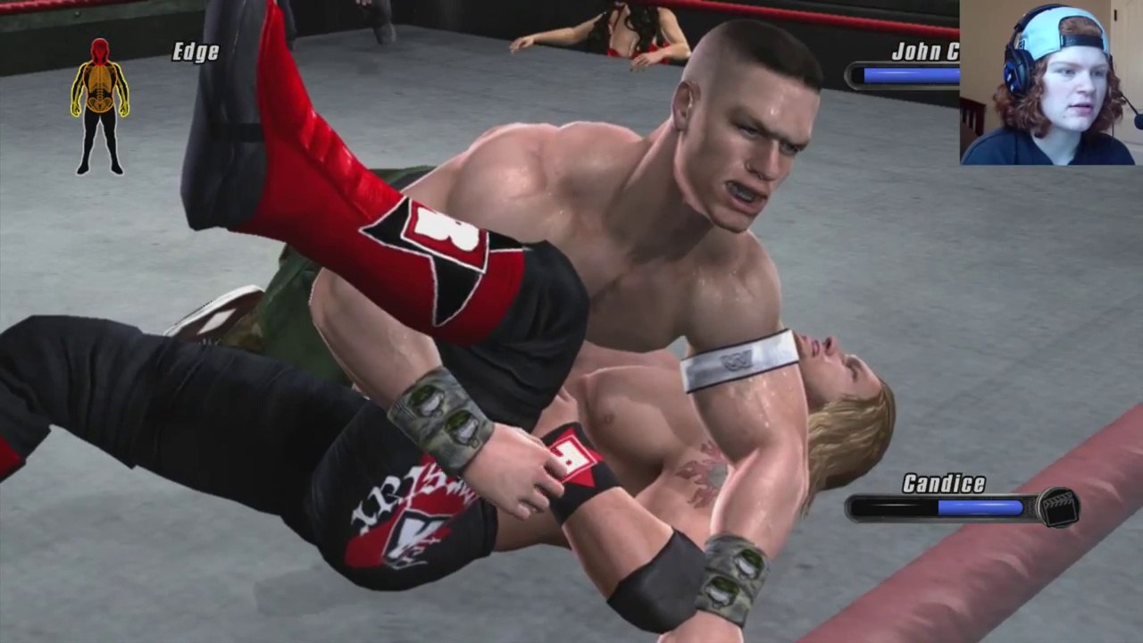 WWE Smackdown VS Raw 2008 24/7 Mode [Part 3] (Featuring John Cena) Xbox 360 (Facecam)
