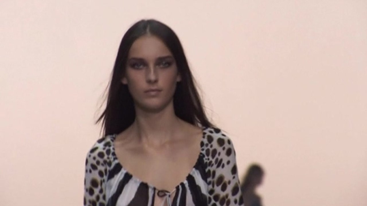 Robert Cavalli shows that Maxi dresses rule