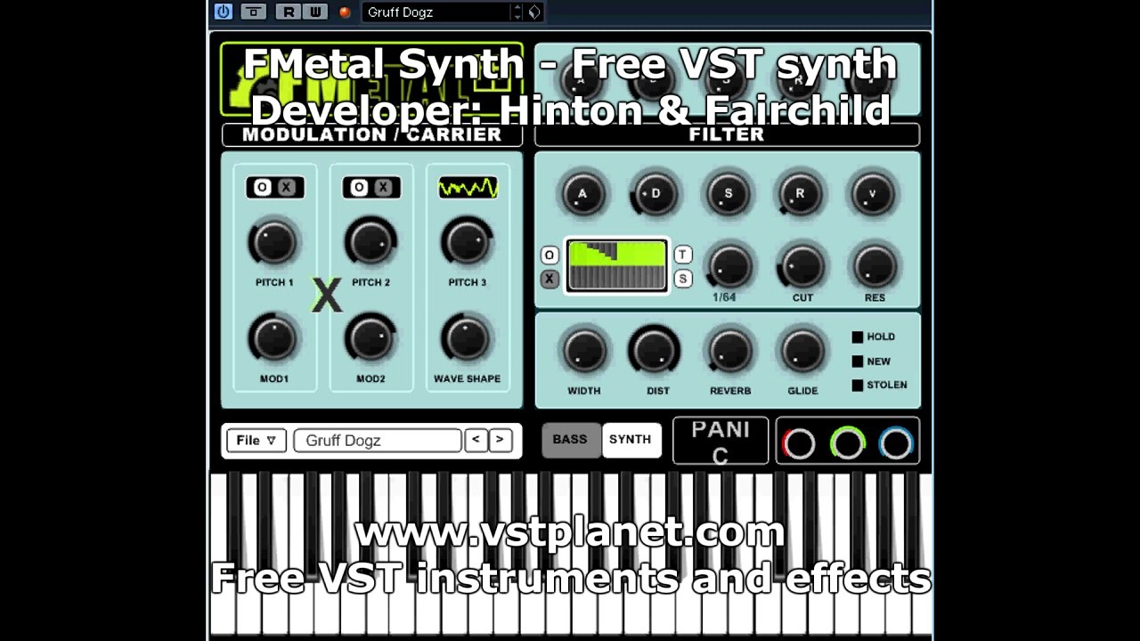 Free VST Plug-in - FMetal Synth - vstplanet.com
