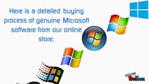 Purchasing process of software products from Microsoft Cheap Software