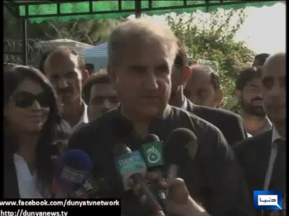 Dunya News - Shah Mehmood refuses to answer Javed Hashmi’s challenge