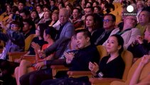 Entrega de premios en el Festival de Cine de Eurasia