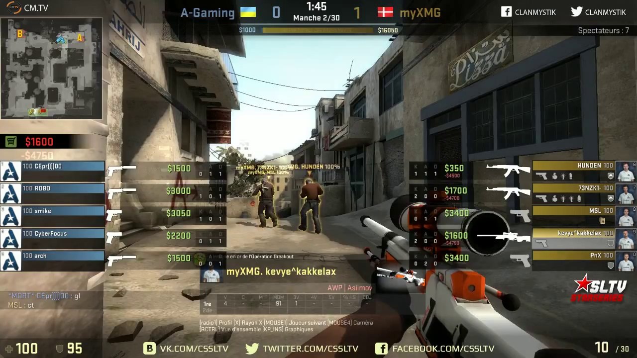 myXMG vs A-Gaming CM.TV SLTV StarSeries XI