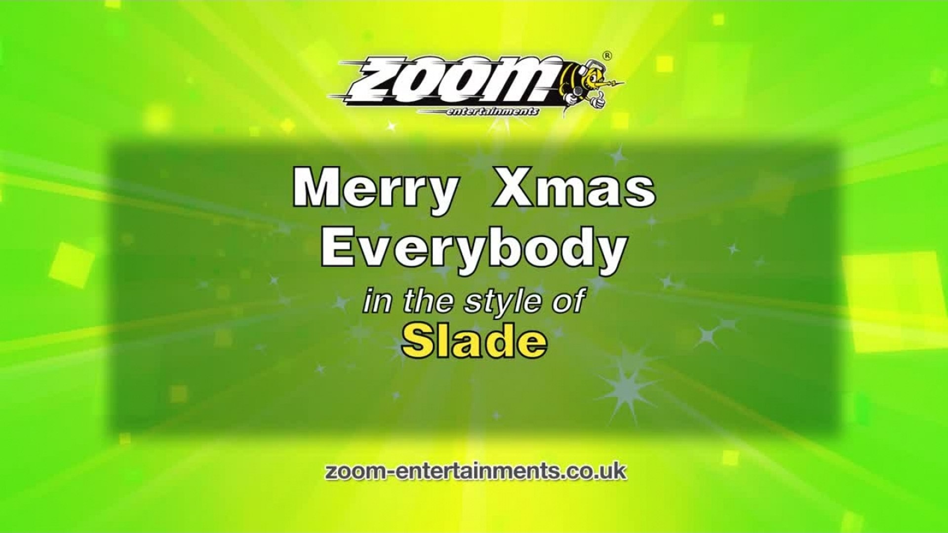 Zoom Karaoke Merry Xmas Everybody Slade Video Dailymotion