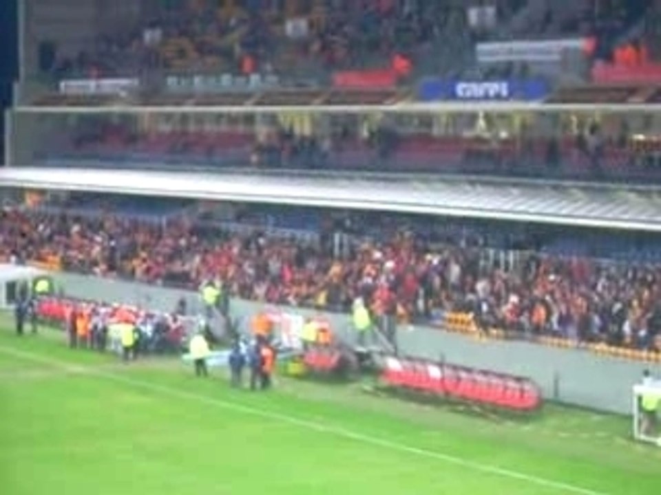 ambiance avant match Lens- panathinaikos